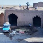 عملیات مرمتی در رباط جهانی عباس آباد تایباد اجرا شد