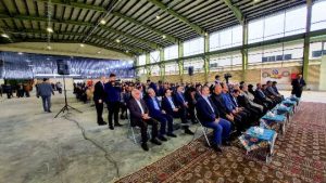 فیلم – آئین بهره برداری از سوله زیربنایی خط دو قطار شهری مشهد