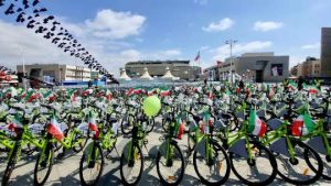 فیلم – رونمایی از 510 دستگاه دوچرخه بایدو