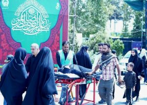 ارائه ۲ هزار خدمت درمانی به زائران در موکب بیمارستان فوق تخصصی رضوی